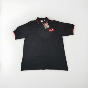 NWT Vintage Dale Earnhardt Sr Competitors View Polo Shirt Black NASCAR Size XL